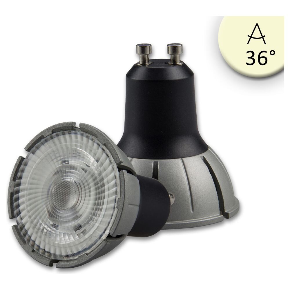 GU10 Vollspektrum LED Strahler 7W COB, 36°, 3000K, dimmbar günstig online kaufen