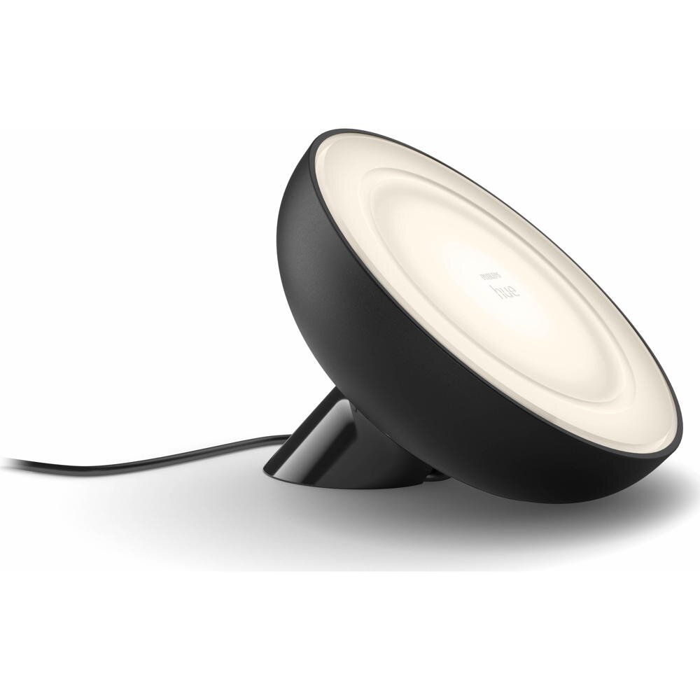 Philips Hue Bluetooth White & Color Ambiance Tischleuchte Bloom in Schwarz günstig online kaufen