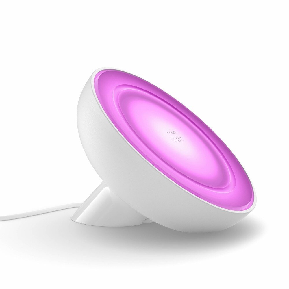 Philips Hue Bluetooth White & Color Ambiance Tischleuchte Bloom in Weiß