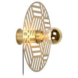 Wandleuchte Olenna in Gold-matt E27
