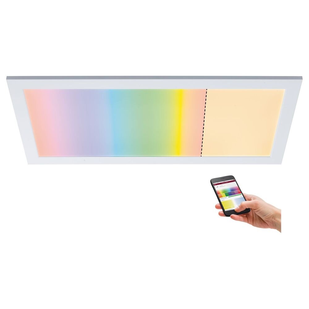 Paulmann LED Panele Küche Flur Esszimmer LED modern Weiß-matt Metall 1-flammig