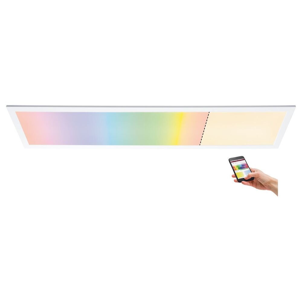 Paulmann LED Panele Küche Flur Esszimmer LED modern Weiß-matt Metall 1-flammig