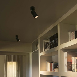 LED Deckenspot Stan in Schwarz