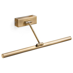 LED Bilderleuchte Magritte in Gold 450 mm