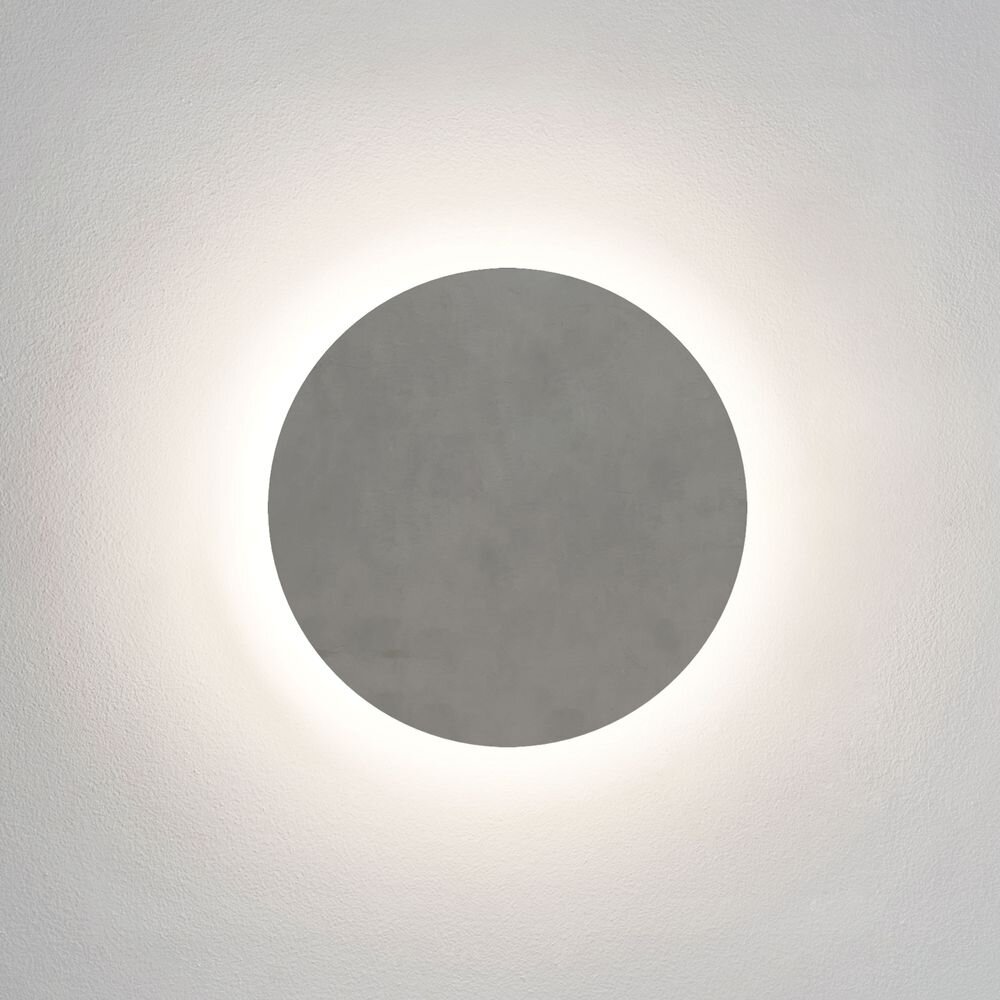 LED Wandleuchte Eclipse in Grau 12,6W, 597lm, IP44