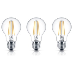 Philips LED Filament Lampe ersetzt 60W E27 Birne - A60 7W...