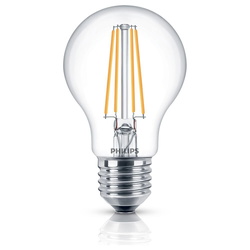 Philips LED Filament Lampe ersetzt 60W E27 Birne - A60 7W...