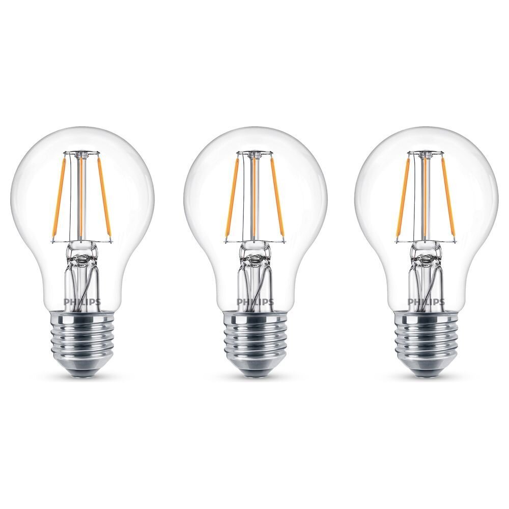 Philips LED Filament Lampe ersetzt 40W E27 Birne - A60 4,3W 470lm 2700K Dre günstig online kaufen