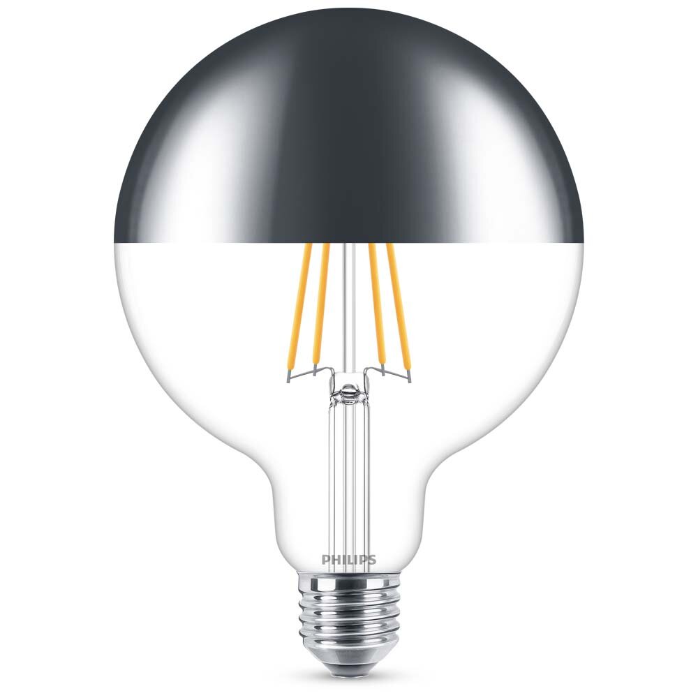 Philips LED Filament Lampe ersetzt 50W E27 Globe - G120 7,2W 650lm 2700K di günstig online kaufen