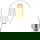 Philips LED Lampe ersetzt 75W, E27 Standardform A60, klar, warmweiß, 1055 Lumen, nicht dimmbar, 4er Pack