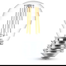 Philips LED Lampe ersetzt 40W, E27 Tropfenform P45, klar, warmweiß, 470 Lumen, nicht dimmbar, 4er Pack