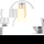 Philips LED Lampe ersetzt 40W, E27 Tropfenform P45, klar, warmweiß, 470 Lumen, nicht dimmbar, 4er Pack