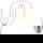 Philips LED Lampe ersetzt 15W, E27 Standardform A60, klar, warmweiß, 470 Lumen, nicht dimmbar