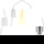 Philips LED Lampe ersetzt 40W, E27 Edisonform ST64, klar, warmweiß, 470 Lumen, nicht dimmbar