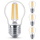 Philips LED Lampe ersetzt 60W, E27 Tropfenform P45, klar, warmweiß, 806 Lumen, nicht dimmbar