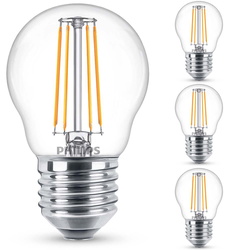 Philips LED Lampe ersetzt 40W, E27 Tropfenform P45, klar,...