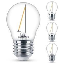 Philips LED Lampe ersetzt 15W, E27 Tropfen P45, klar,...