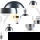 Philips LED Lampe ersetzt 50W, E27 Standardform A60, Kopfspiegel, warmweiß, 650 Lumen, dimmbar