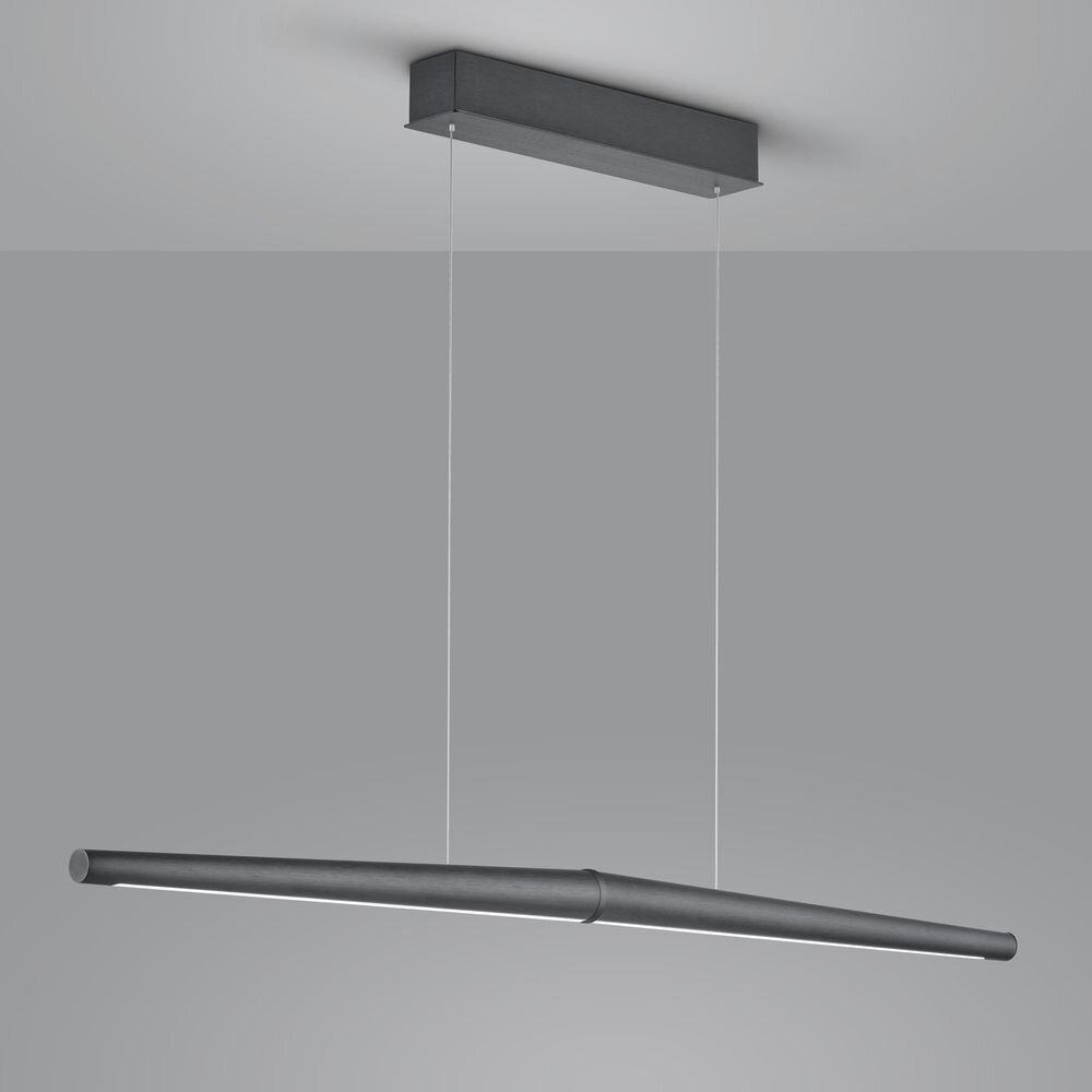 LED Pendelleuchte Möwe in Schwarz-matt 20W 1690lm