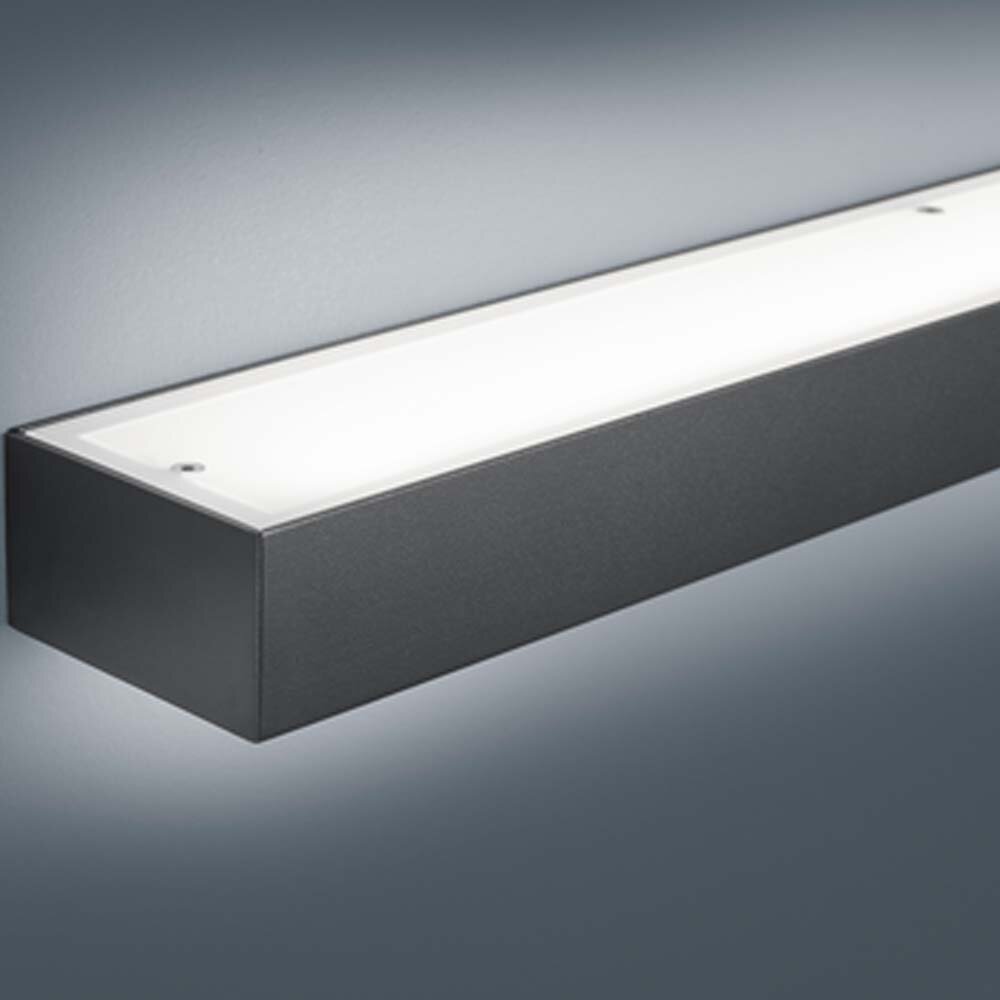 Helestra Theia LED-Wandleuchte, matt schwarz 90 cm günstig online kaufen