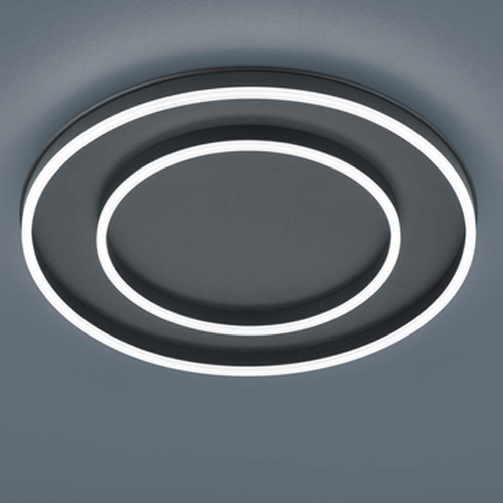 LED Deckenleuchte Sona in Schwarz-matt 60W 4690lm günstig online kaufen