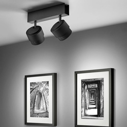 LED Deckenleuchte Pont in Schwarz-matt 20W 810lm