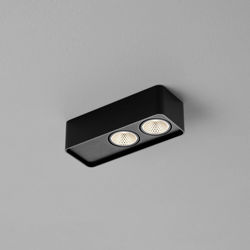 LED Deckenleuchte Cas in Schwarz 9W 820lm