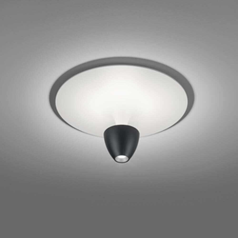 LED Deckenleuchte Redo in Schwarz und Weiß 7W 540lm 300mm