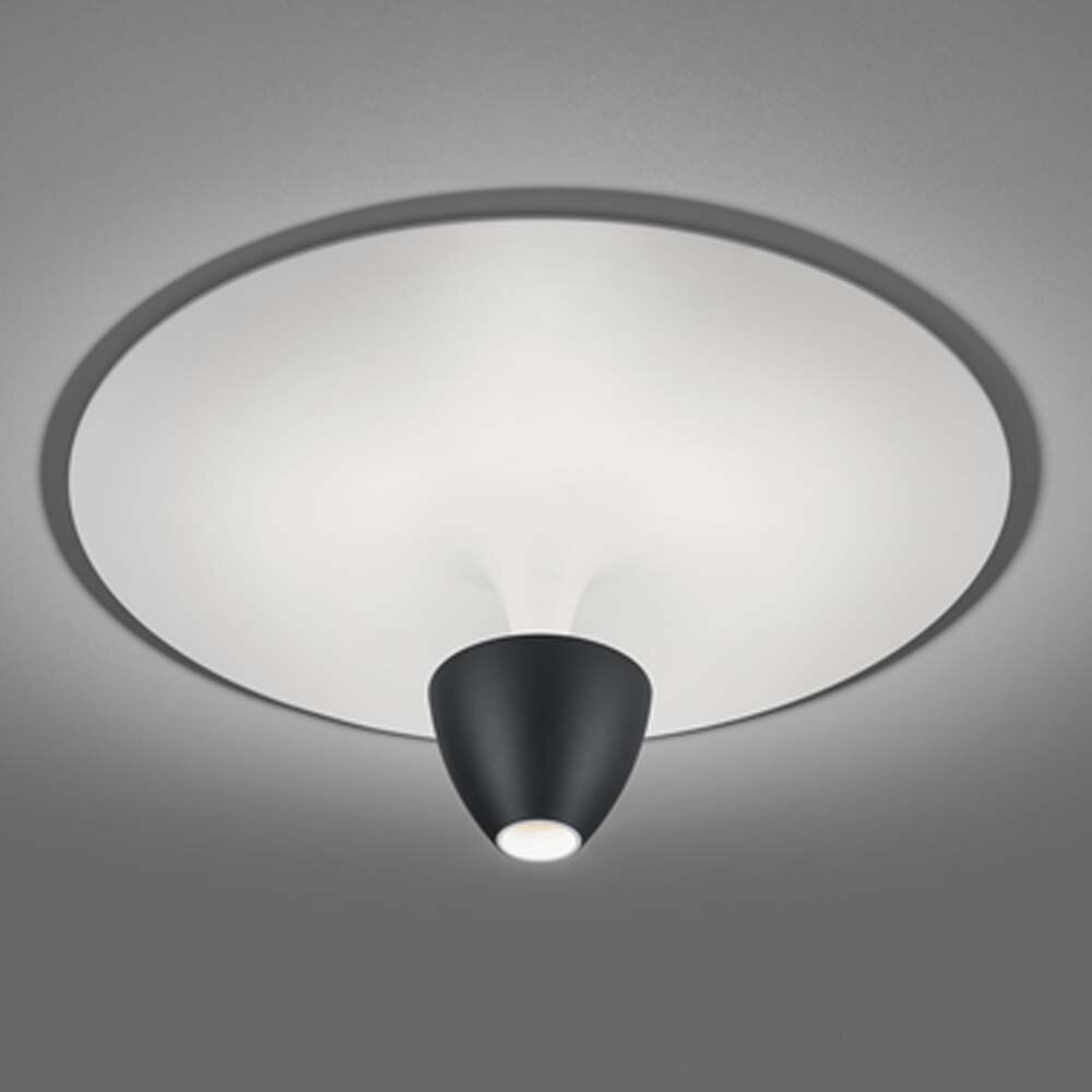 LED Deckenleuchte Redo in Schwarz und Weiß 12W 830lm 500mm