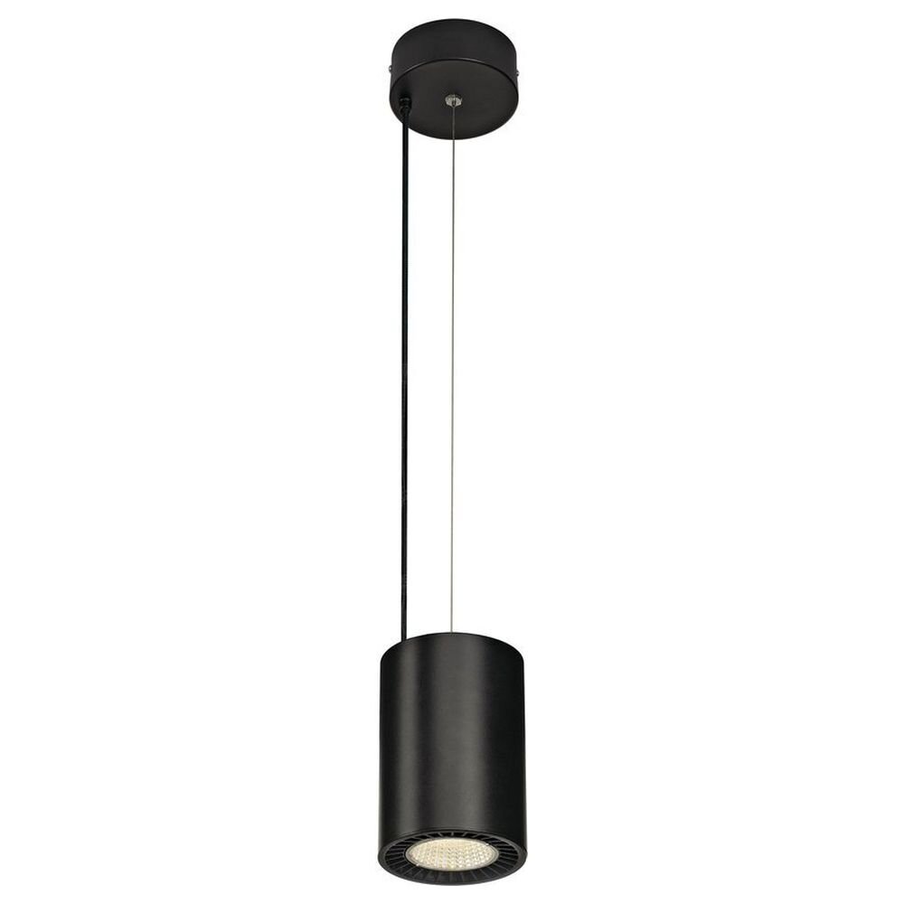 LED Pendelleuchte Supros in Schwarz 31W 2700lm