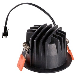LED Einbaustrahler Numinos in Schwarz 8,6W 670lm 2700K...