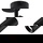 LED Wand- und Deckenspot Numinos in Schwarz 10,42W 1020lm 3000K 36°