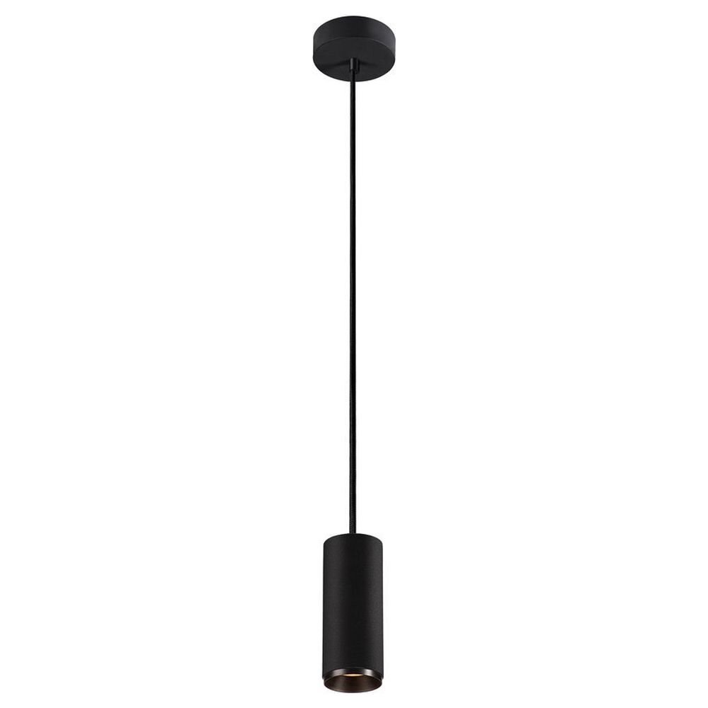 LED Pendelleuchte Numinos in Schwarz 10,42W 1020lm 3000K 36°