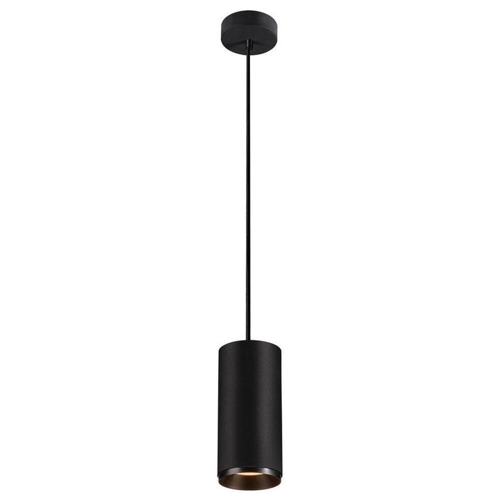 LED Pendelleuchte Numinos in Schwarz 28W 2440lm 2700K 24°