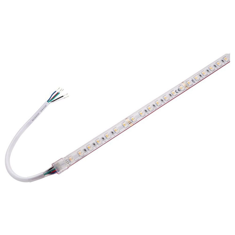 SLV tec Grazia LED Streifen Esszimmer Flur Schlafzimmer LED IP54 schlicht Weiß Kupfer Silikon 1-flammig