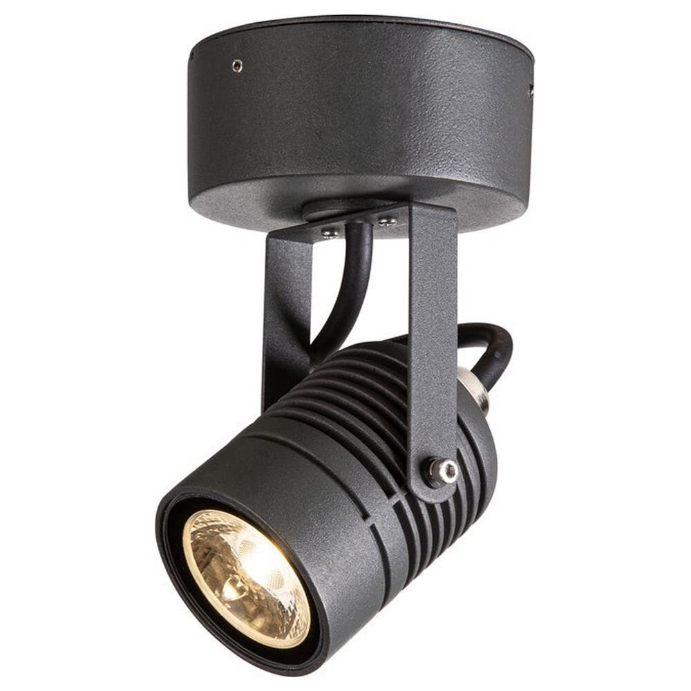 LED Wand- und Deckenspot in Anthrazit und Transparent 6W 400lm IP55 günstig online kaufen