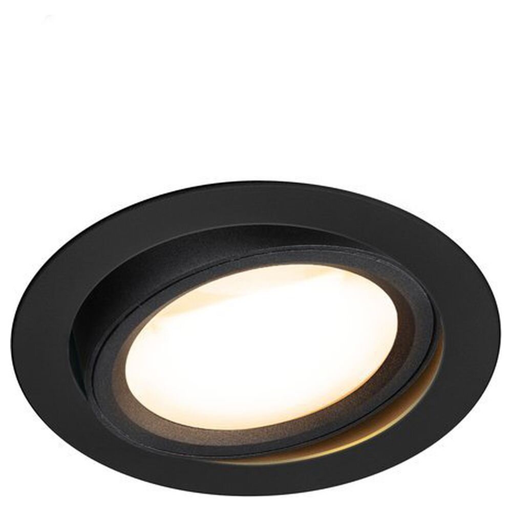 SLV OCULUS, Indoor LED Deckeneinbauleuchte schwarz DIM-TO-WARM 2000-3000K - günstig online kaufen