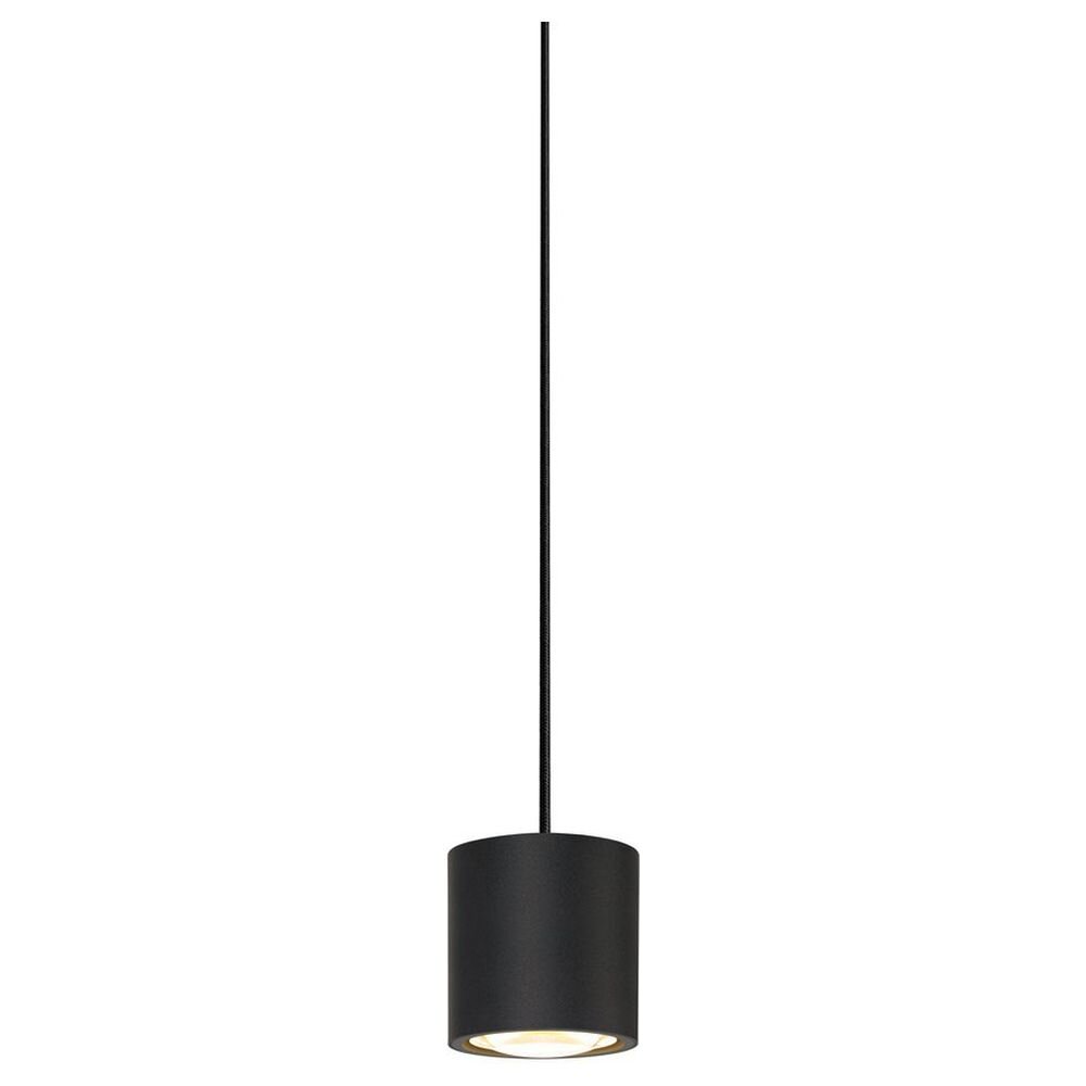 LED Pendelleuchte Oculus in Schwarz und Transparent 10,5W 780lm