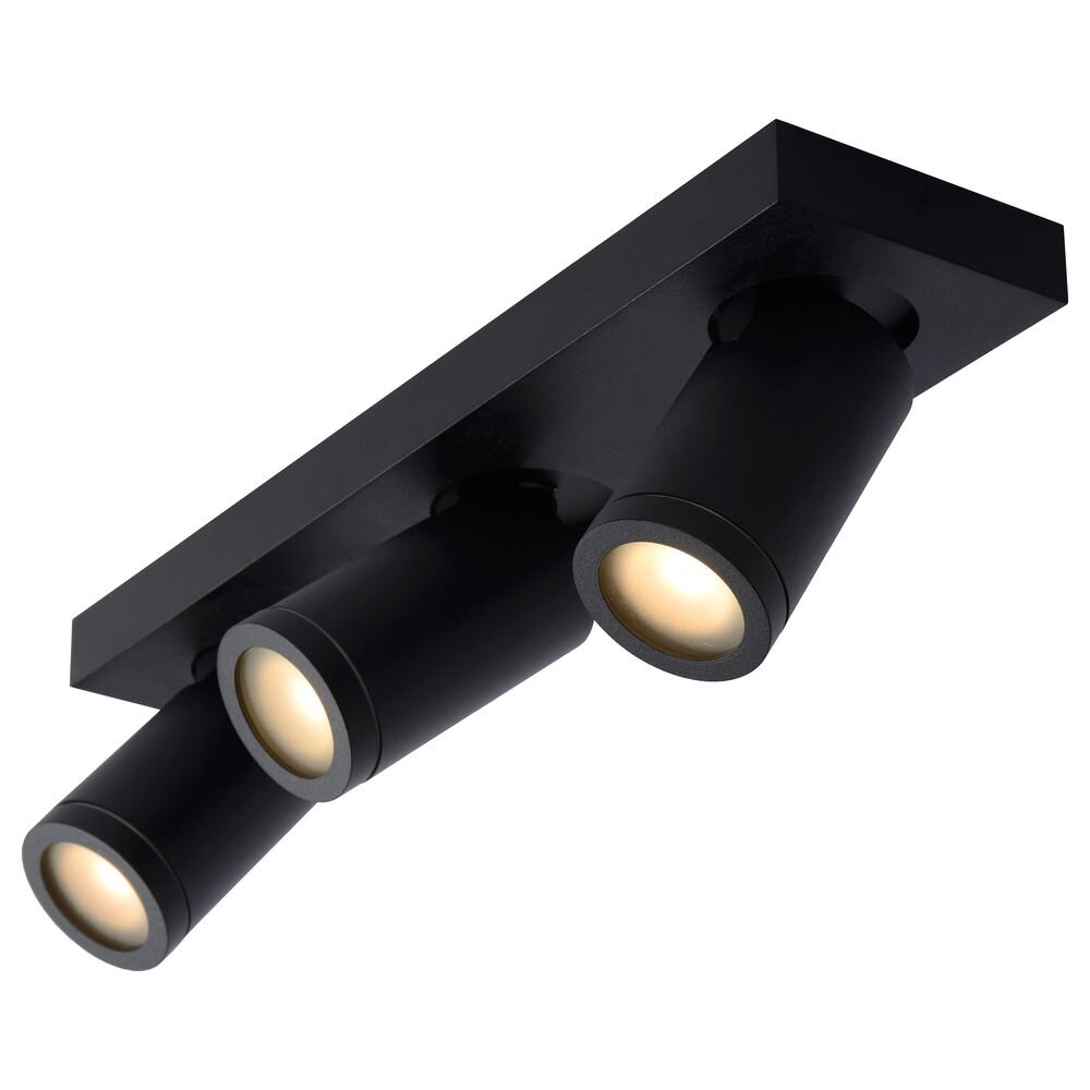 LED Deckenstrahler Taylor in Schwarz 3x5W 960lm IP44 dim to warm günstig online kaufen