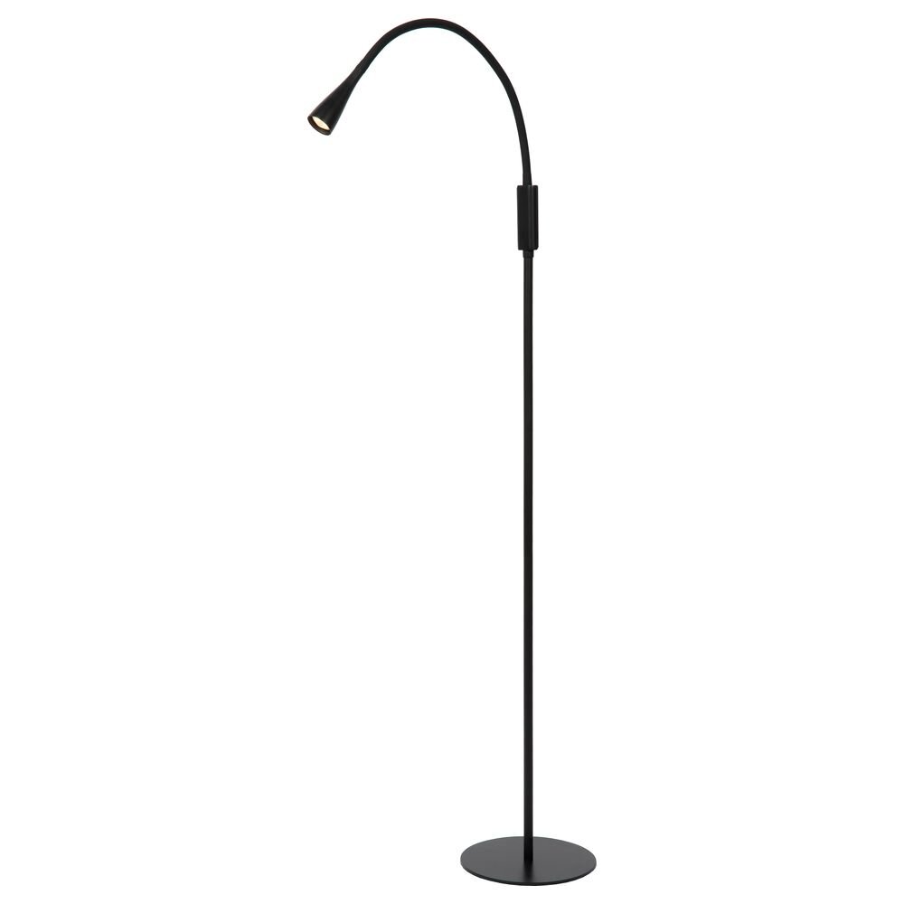 LED-Stehlampe Zozy, schwarz, 3-StepDim, Höhe 145 cm, Flexarm günstig online kaufen