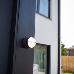 LED Wandleuchte in Anthrazit 2x 6,5W 1000lm IP54