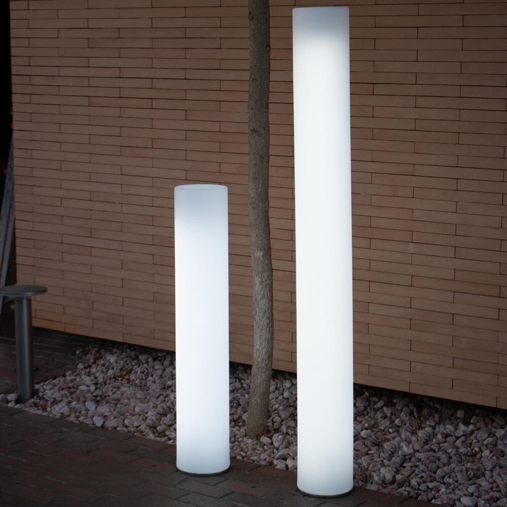 LED Stehleuchte Fity 100 in Weiß 2700K 14W 1400lm IP65