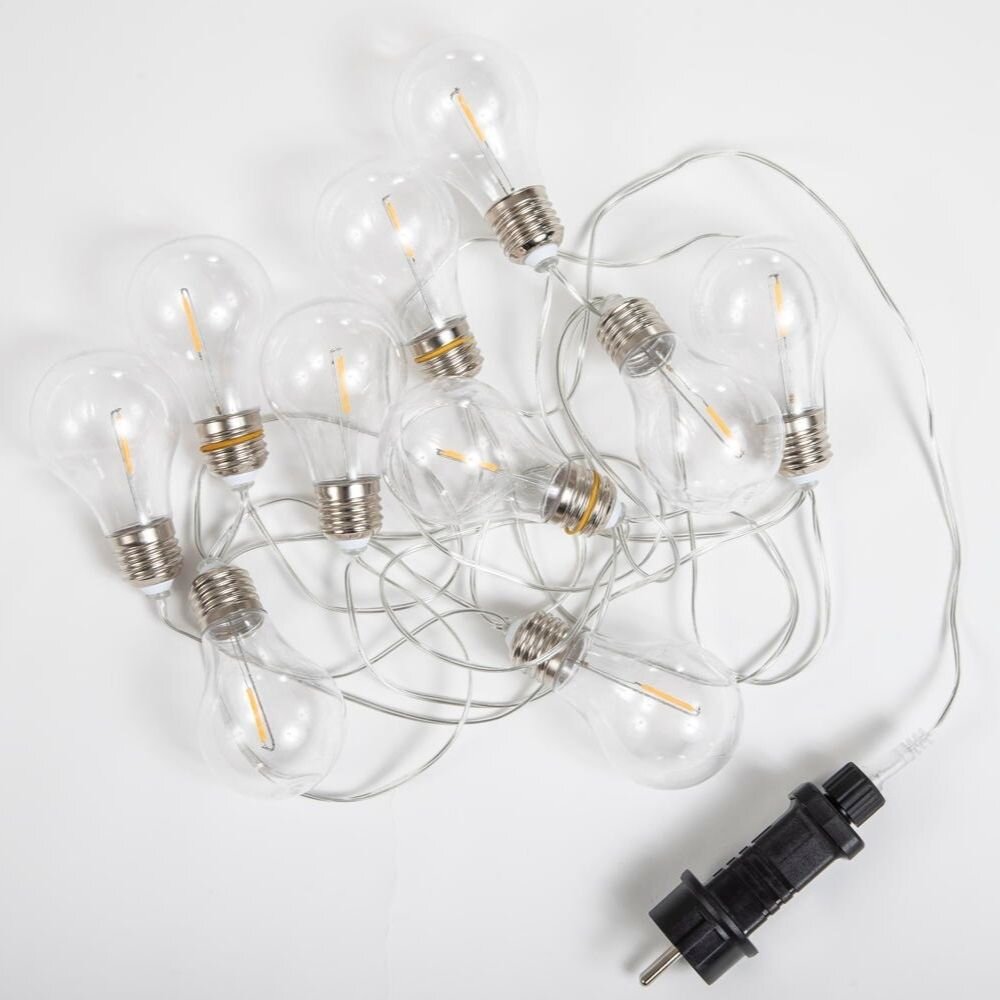 LED Lichterkette Stella in Transparent 10x 0,2W 35lm IP44