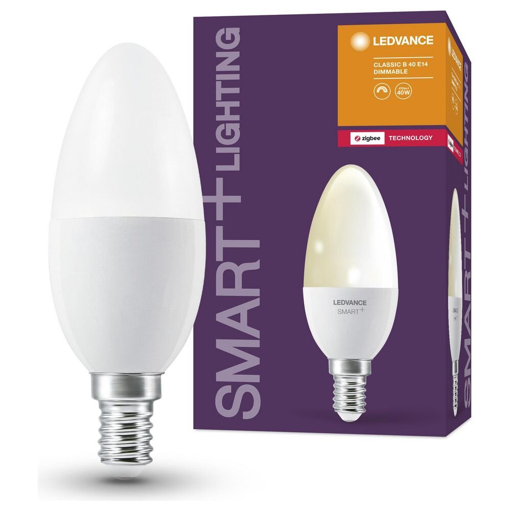 Ledvance LED Leuchtmittel Smart+ ZB Candle 40 Kerzenform, E 14 - 6 W