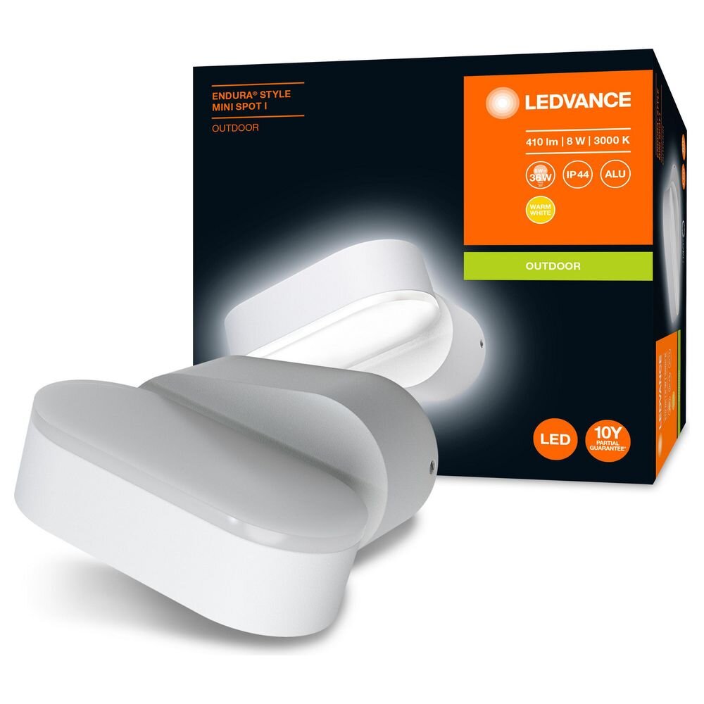 LED Wandleuchte Endura in Weiß 7,5W 410lm IP44