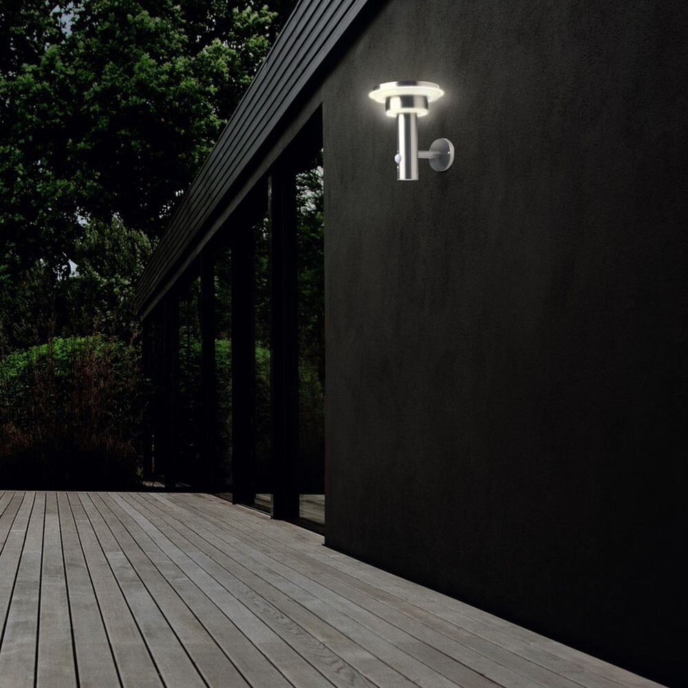 LEDVANCE Außenleuchte Endura Style Solar Double Circle Wall stahl