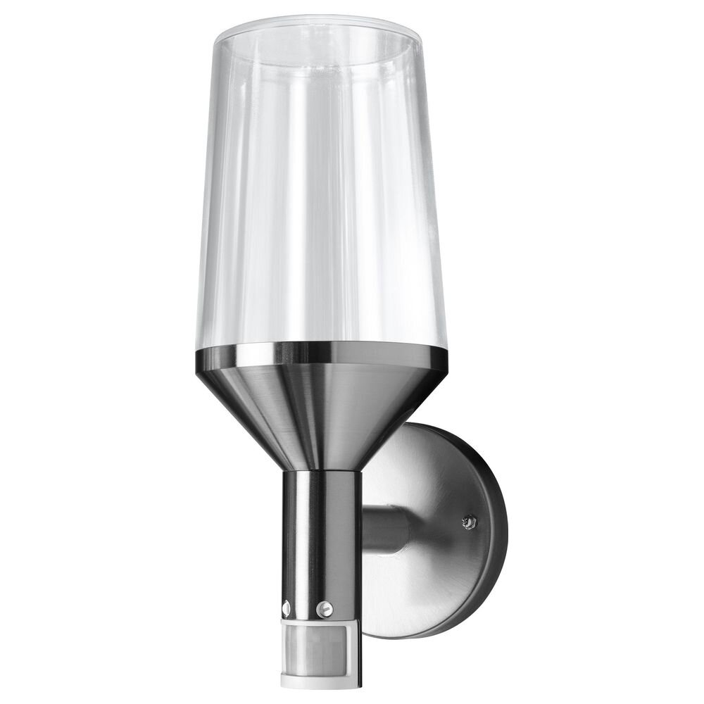 Wandleuchte Endura in Silber und Transparent E27 IP44 305mm günstig online kaufen