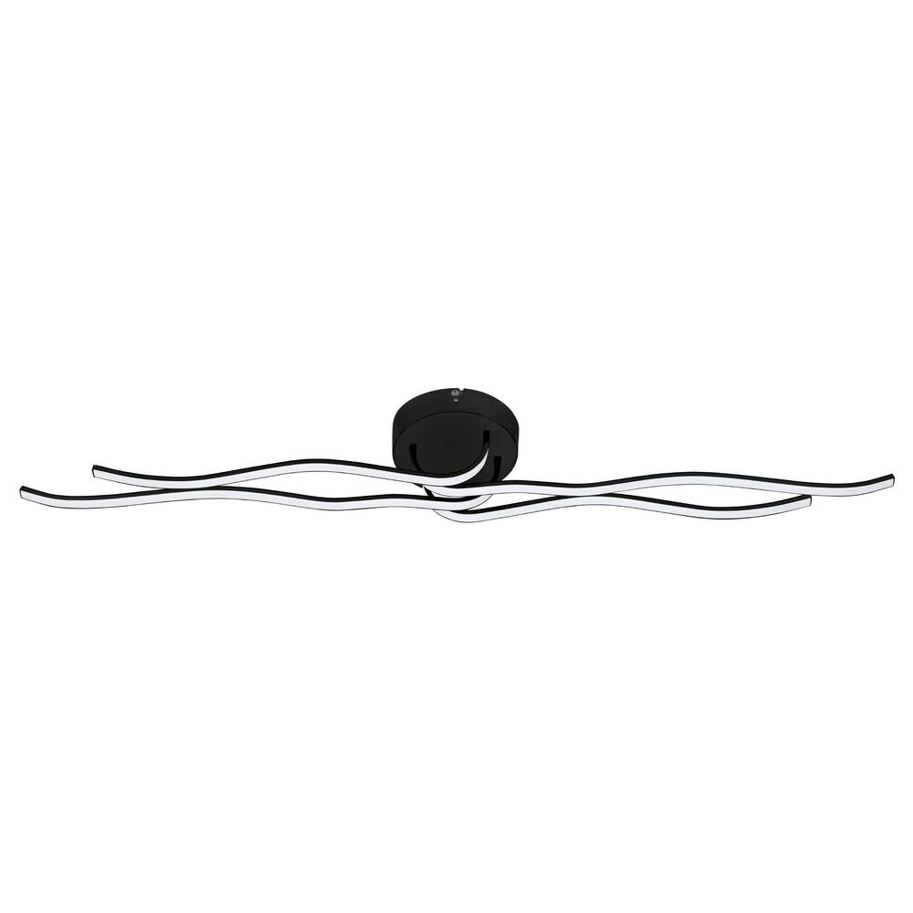 Eglo LED Deckenleuchte Roncade 1 schwarz, 116 x 18 cm