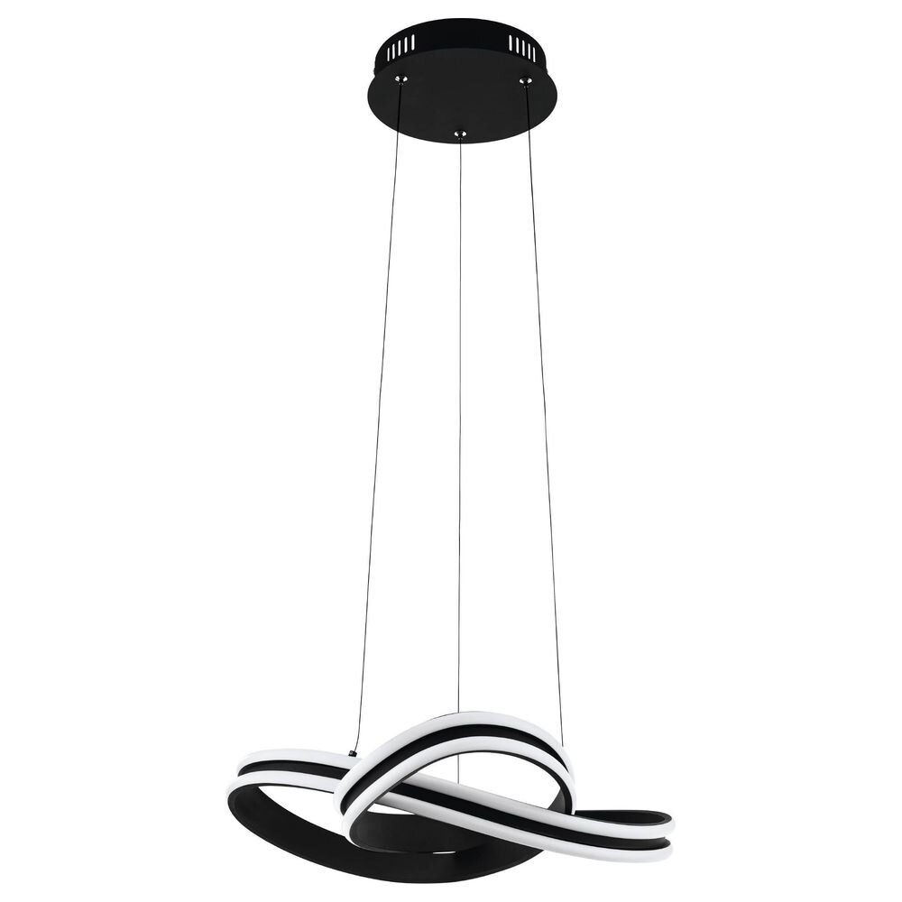 LED Pendelleuchte Corredera in Schwarz und Weiß 2x 18W 10000lm