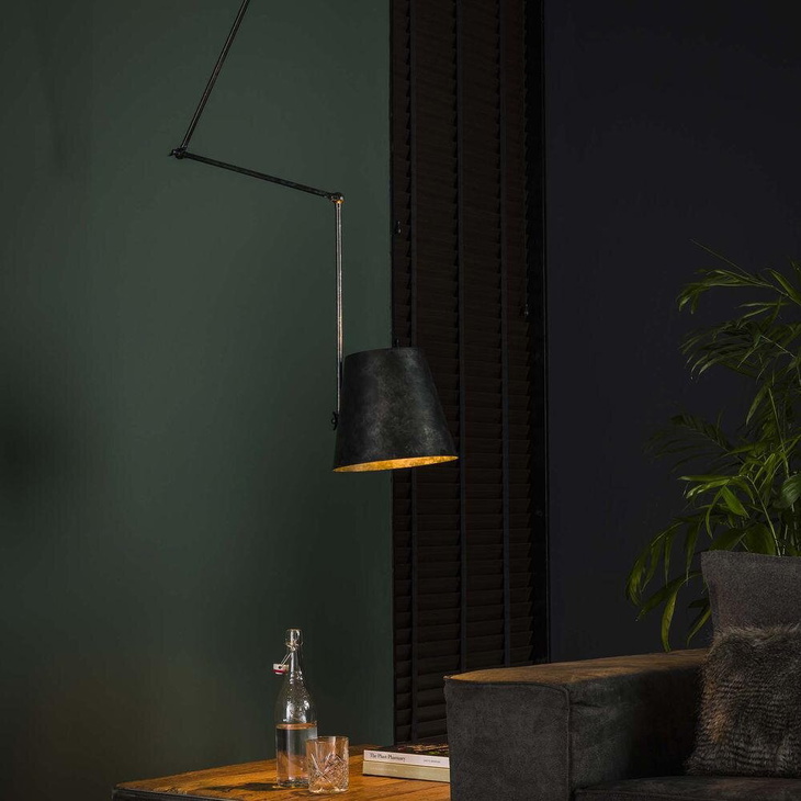 famlights | Deckenleuchte Marco in Grau E27